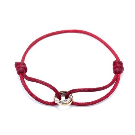 cartier charity cord bracelet|cartier bracelet trinity size guide.